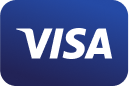 Visa credit card logo image.