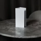 Brochure mockup on top an elegant marble table