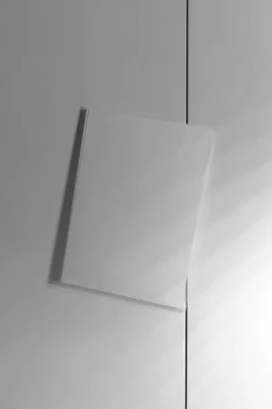 A Format mockup attached to a white cabinet.