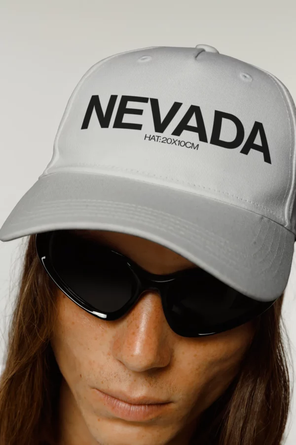 Man with black shades wearing a hat mockup, PSD file of a hat mockup, PSD file of a man with a hat mockup, apparel mockup, fashion mockup, clothing mockup, premium quality hat mockup.