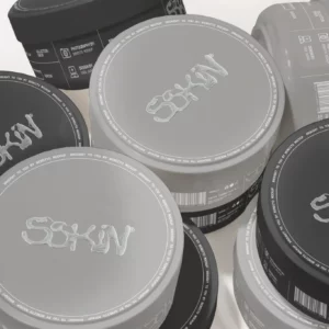Pile of cosmetic jars mockup on a white surface. Cosmetic Jar mockup. Packaging mockup. Packaging PSD file. Premium packaging mockup.