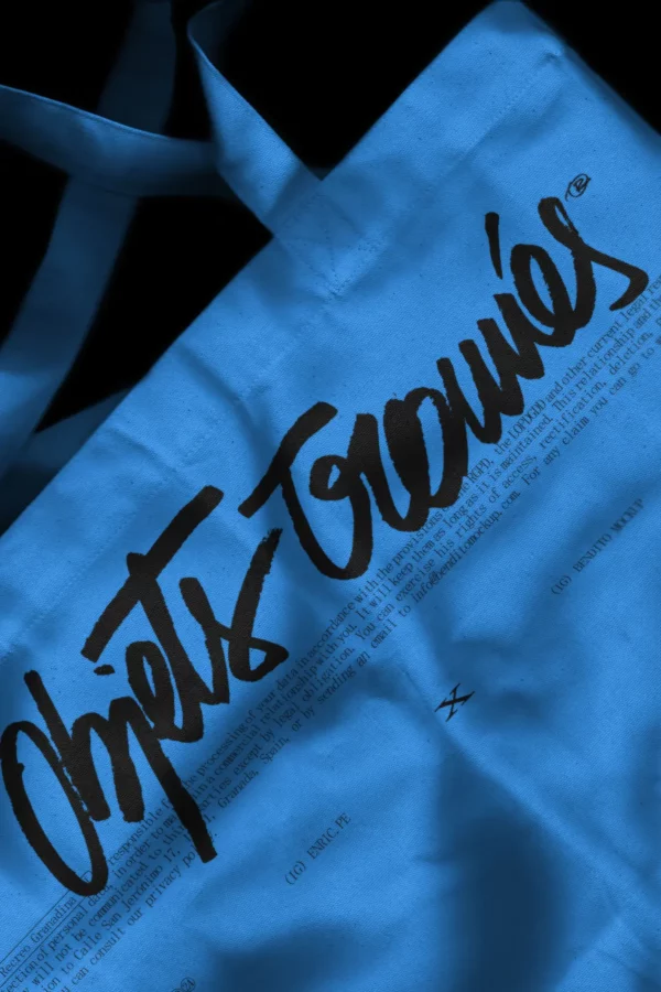 Close-up of a tote-bag mockup, scanned tote-bag mockup, canvas tote-bag mockup with flattened effect due to being scanned, scanned real tote-bag, best mockups for Adobe Photoshop.