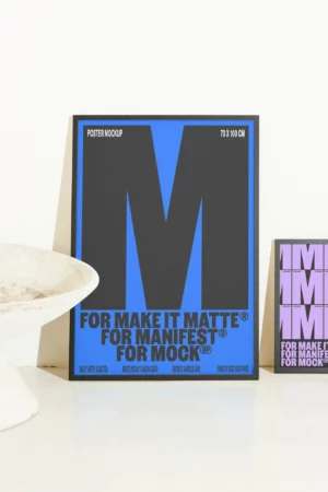 Multiple high quality frame mockups to showcase your designs in a neutral real life environment. Premium poster mockups to elevate your brand presentation. Aesthetic minimalist print mockup fully editable in a psd file.