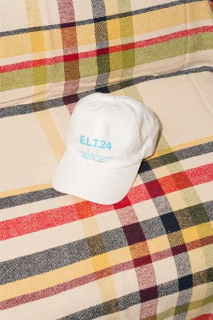 Every Little Thing' 24 cap mockup on blanket