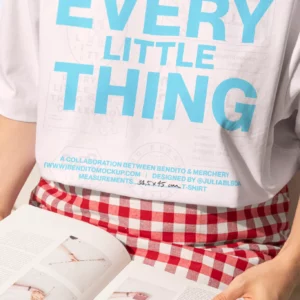 T-shirt 'Every Little Thing' in the foreground