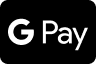 Google Pay logo in black and white with a transparent background.