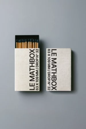 LB25 W32 Le Matchbox Mockup - Bendito Mockup