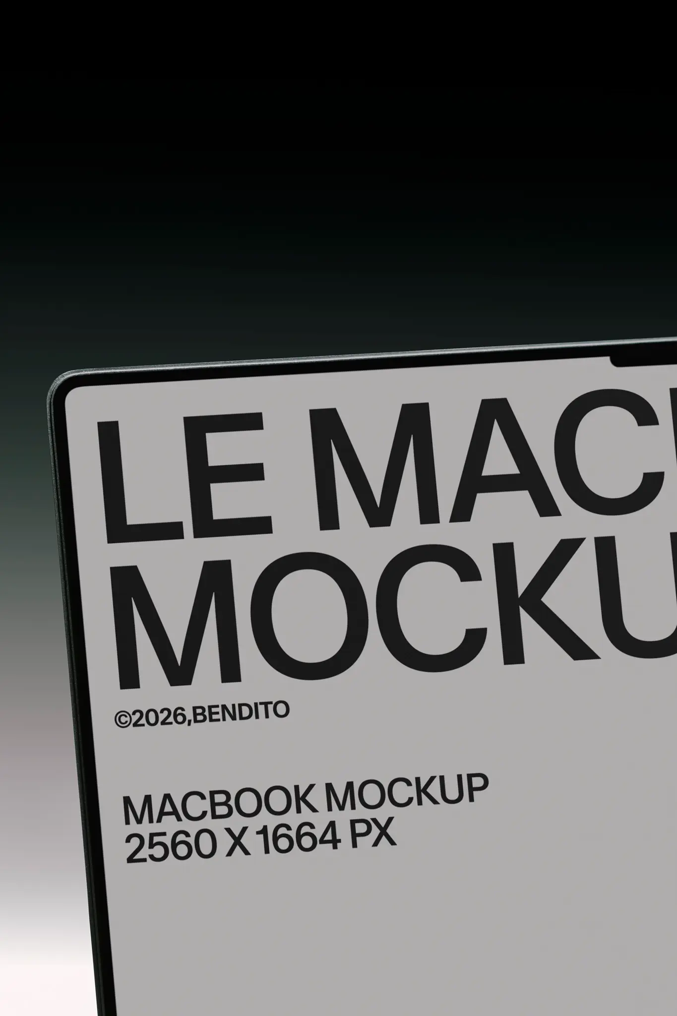 LB26 W36 Le Macbook Mockup - Bendito Mockup